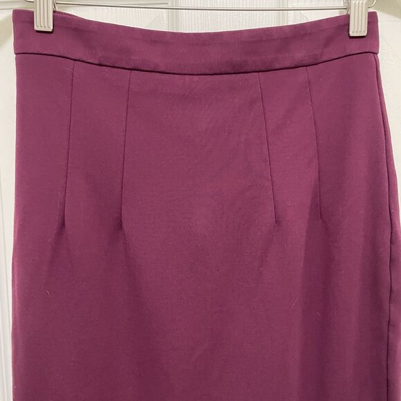 Mary Crafts‎ Burgundy Pencil Skirt Medium - Picture 5 of 9